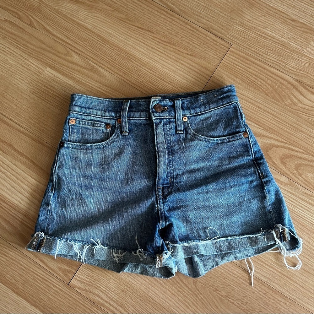 Madewell High Rise Denim Jean Shorts Women’s Size 24